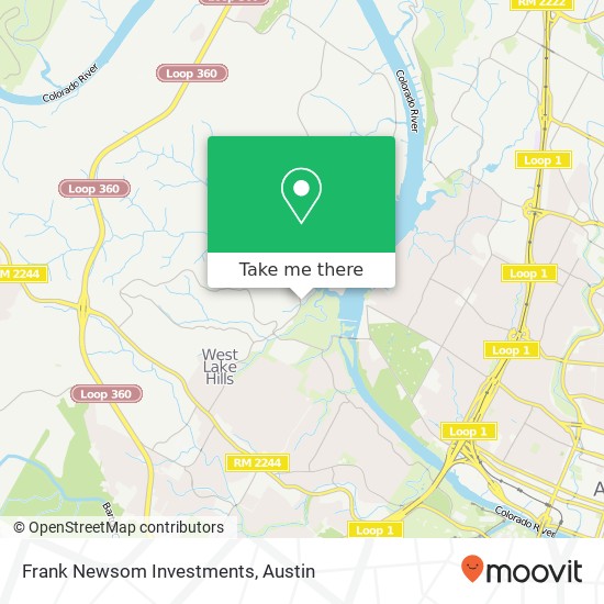 Frank Newsom Investments map