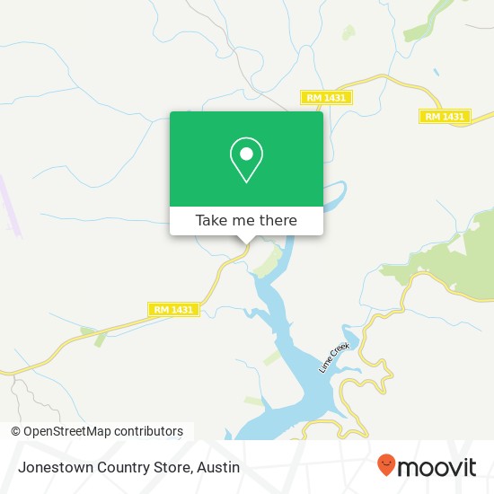 Jonestown Country Store map