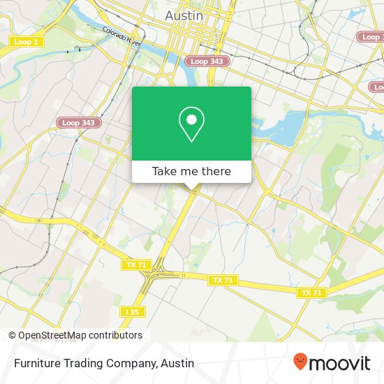 Mapa de Furniture Trading Company