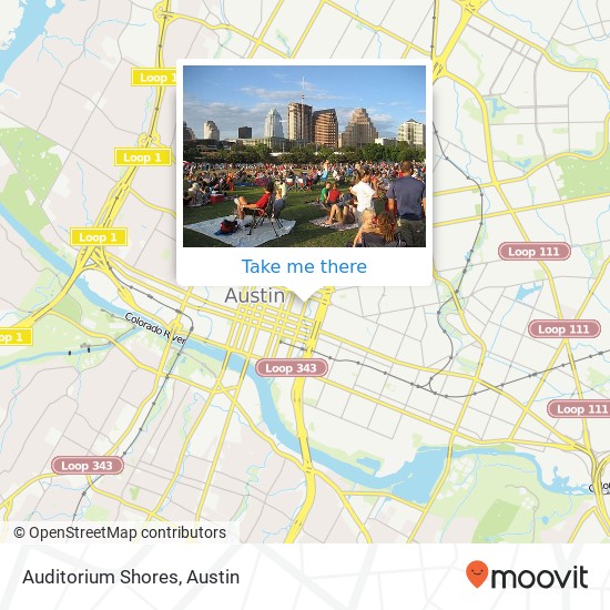 Mapa de Auditorium Shores