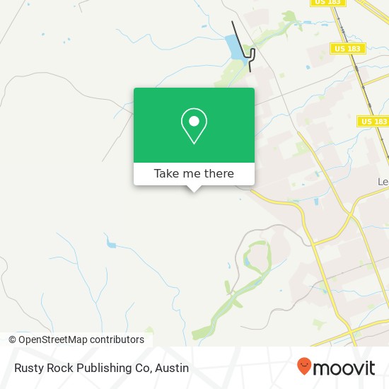Rusty Rock Publishing Co map
