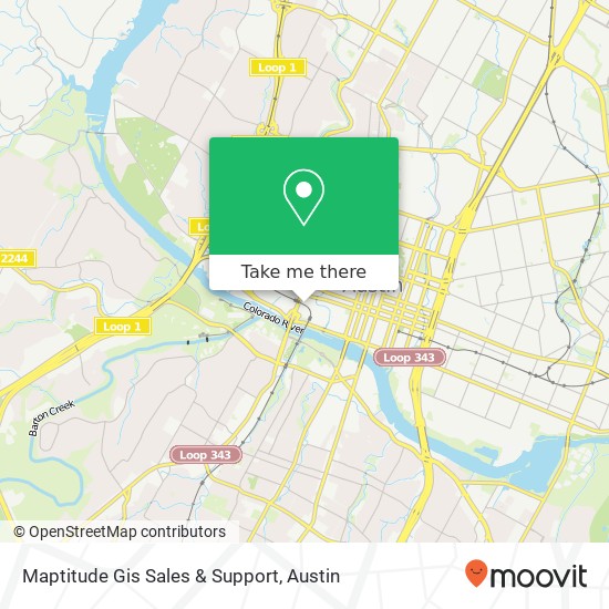 Mapa de Maptitude Gis Sales & Support