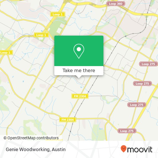 Mapa de Genie Woodworking