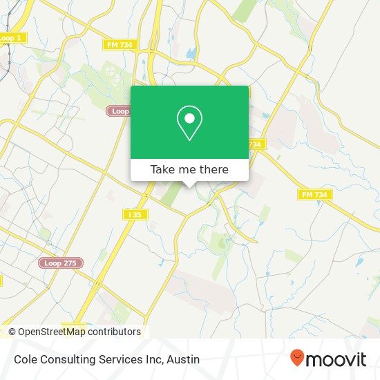 Cole Consulting Services Inc map