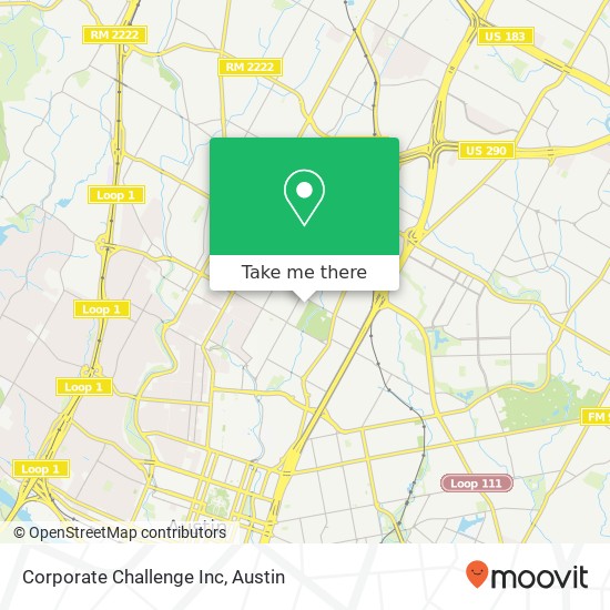 Corporate Challenge Inc map