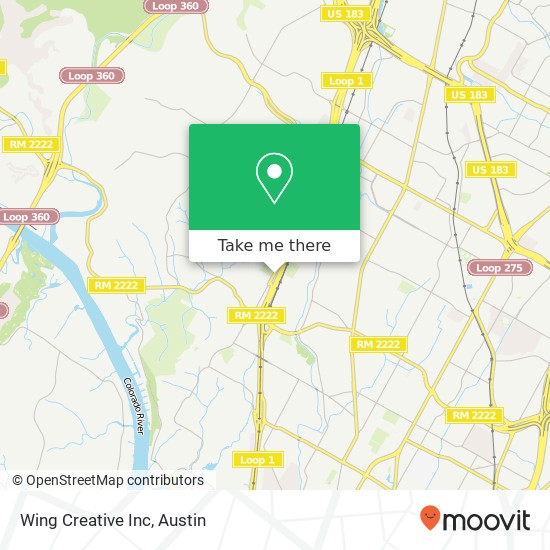 Wing Creative Inc map