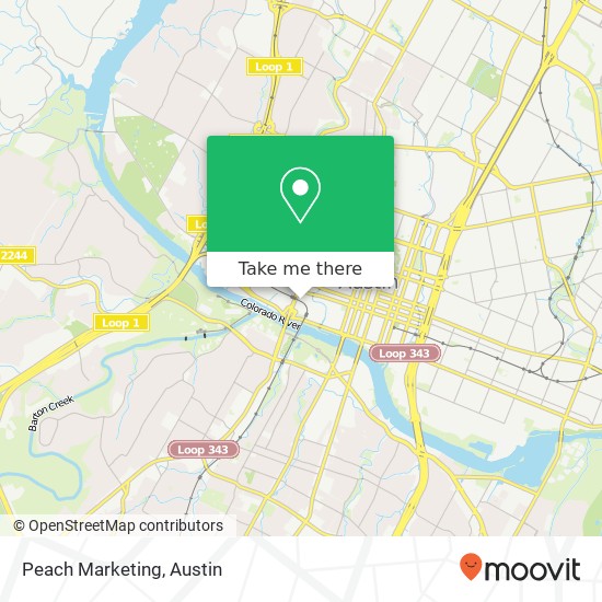 Peach Marketing map