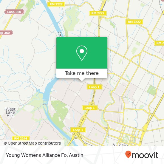 Mapa de Young Womens Alliance Fo