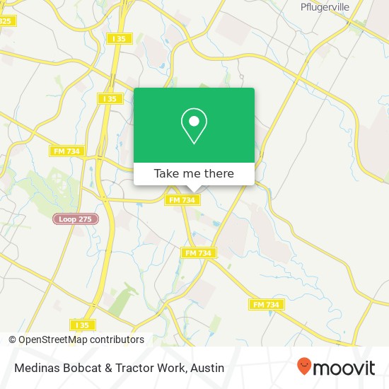 Mapa de Medinas Bobcat & Tractor Work