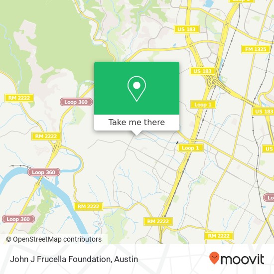John J Frucella Foundation map