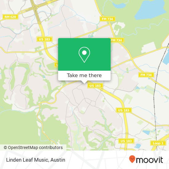 Linden Leaf Music map