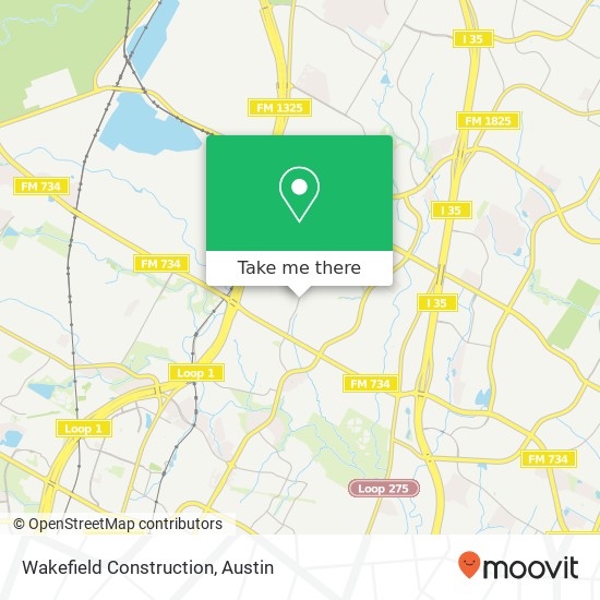 Wakefield Construction map