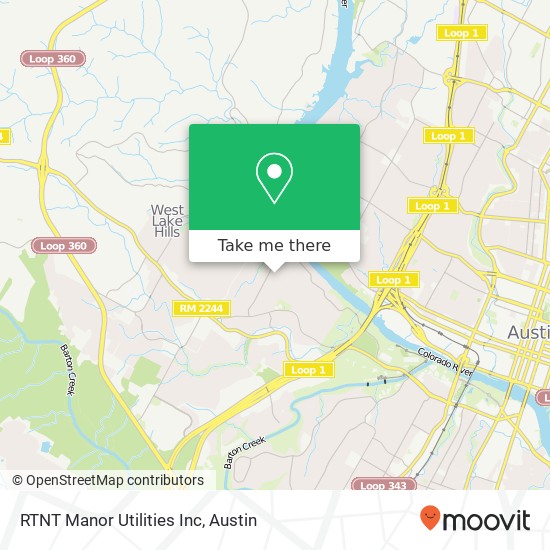 RTNT Manor Utilities Inc map