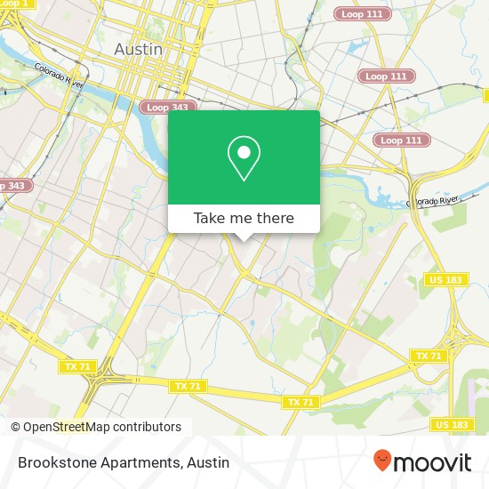 Brookstone Apartments map