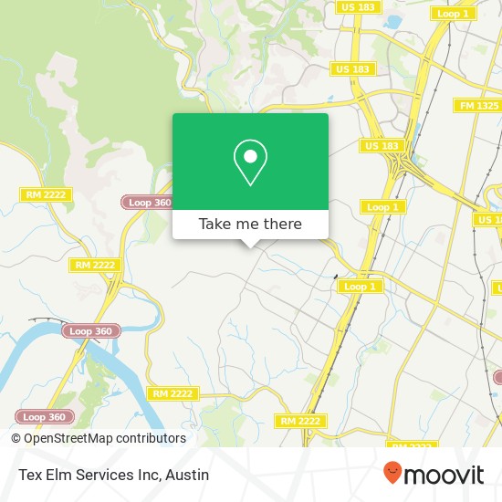 Tex Elm Services Inc map