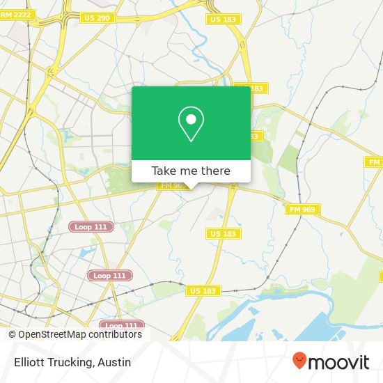 Elliott Trucking map