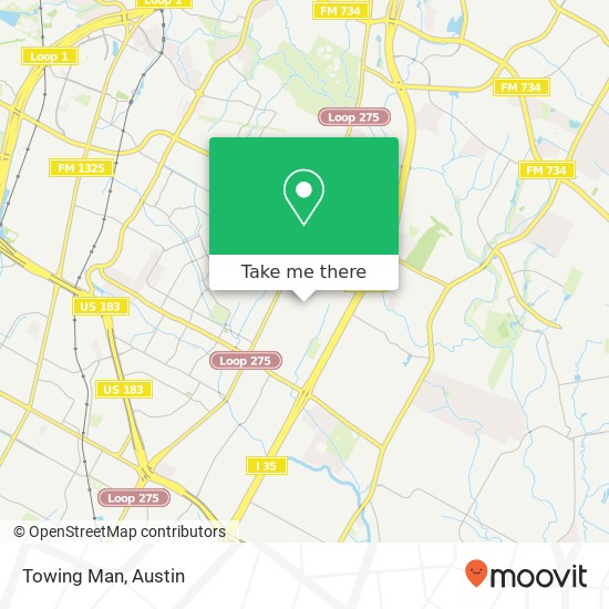 Mapa de Towing Man