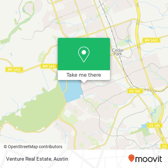 Venture Real Estate map