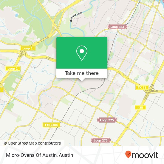 Micro-Ovens Of Austin map