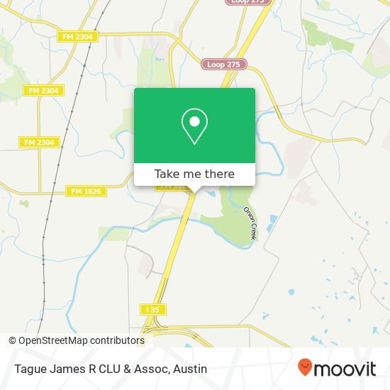 Tague James R CLU & Assoc map