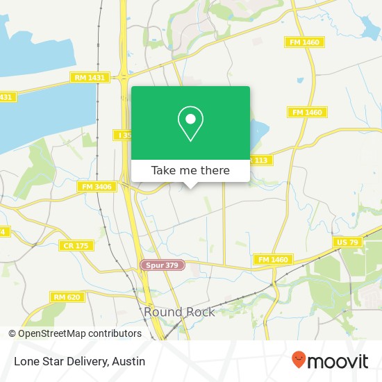 Lone Star Delivery map