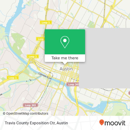 Travis County Exposition Ctr map
