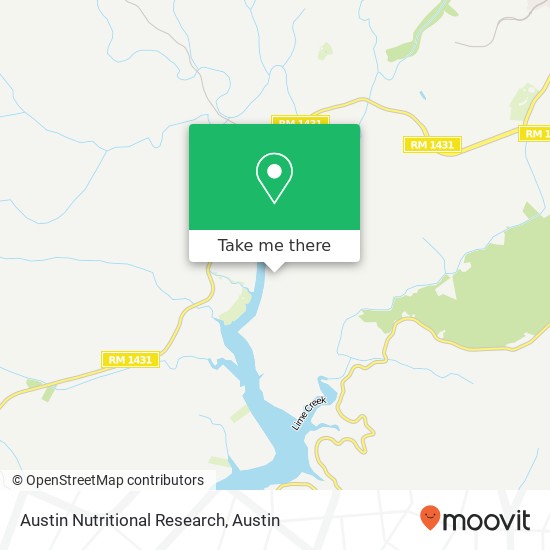 Austin Nutritional Research map