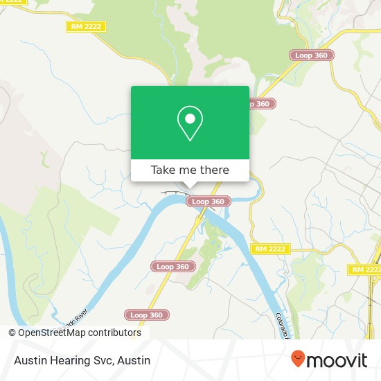 Austin Hearing Svc map