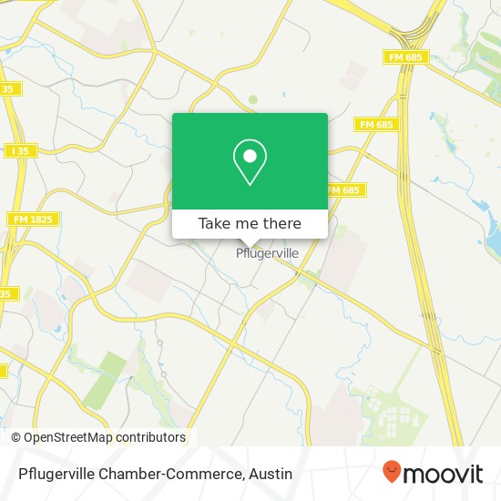 Pflugerville Chamber-Commerce map