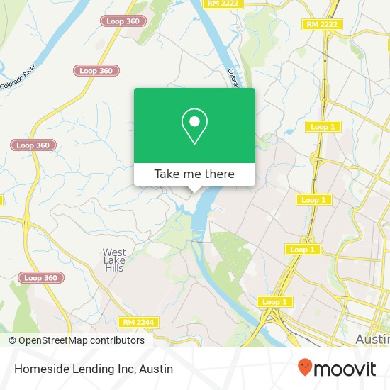 Homeside Lending Inc map