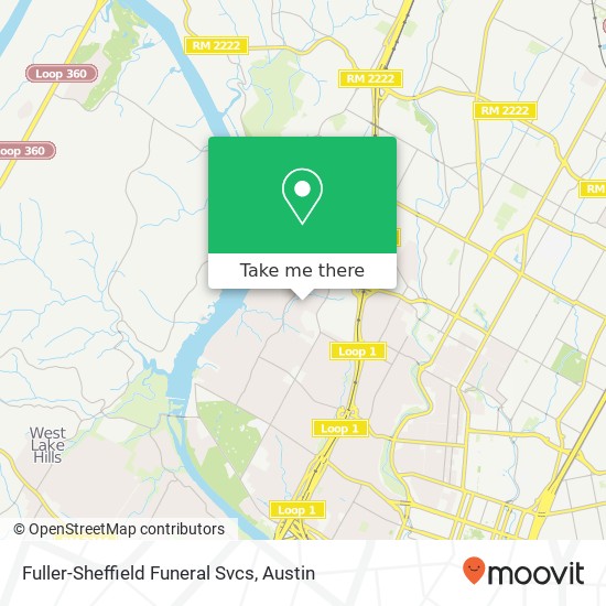 Mapa de Fuller-Sheffield Funeral Svcs