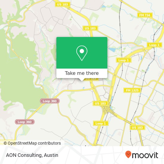 AON Consulting map