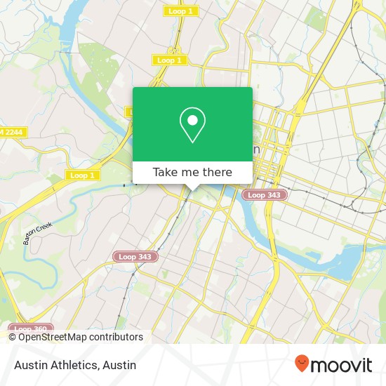 Mapa de Austin Athletics