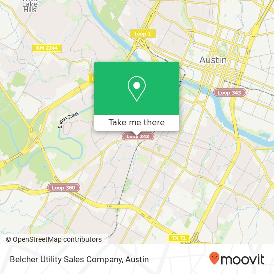 Mapa de Belcher Utility Sales Company