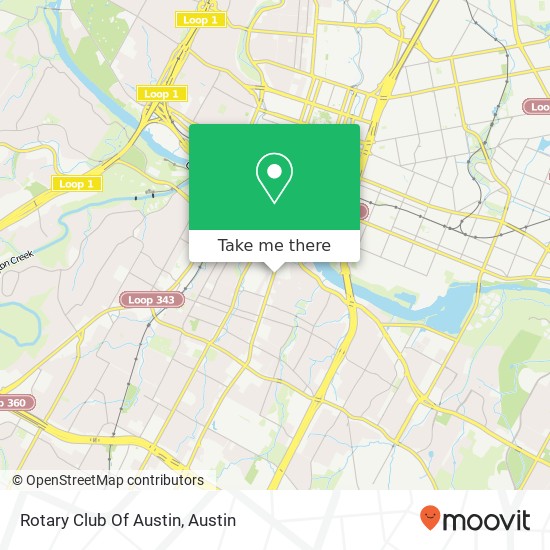 Mapa de Rotary Club Of Austin