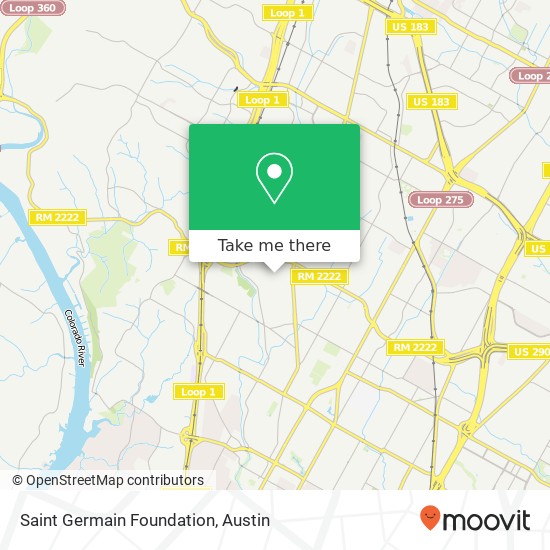 Saint Germain Foundation map