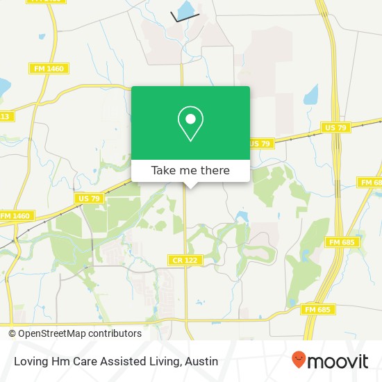 Loving Hm Care Assisted Living map