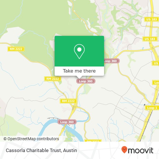 Cassorla Charitable Trust map