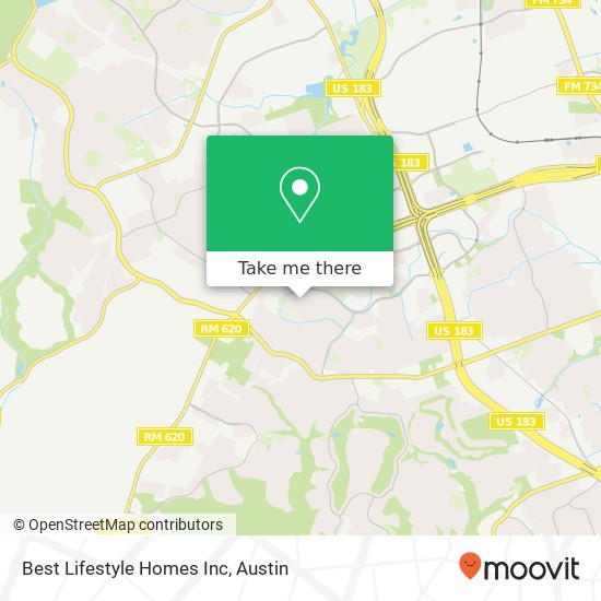 Best Lifestyle Homes Inc map
