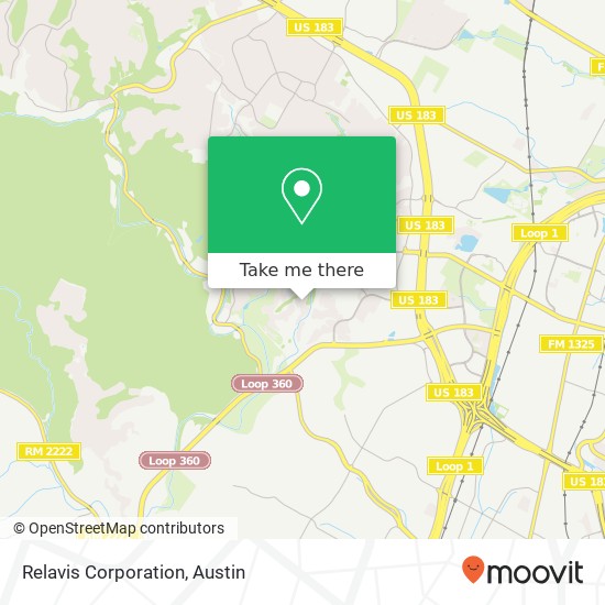 Relavis Corporation map