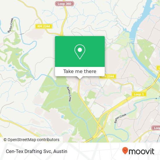 Mapa de Cen-Tex Drafting Svc