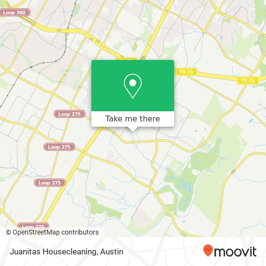Mapa de Juanitas Housecleaning
