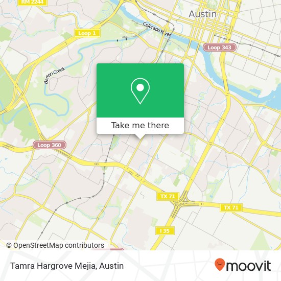 Mapa de Tamra Hargrove Mejia