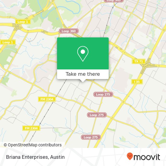Briana Enterprises map