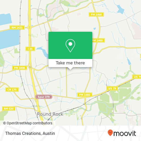 Thomas Creations map