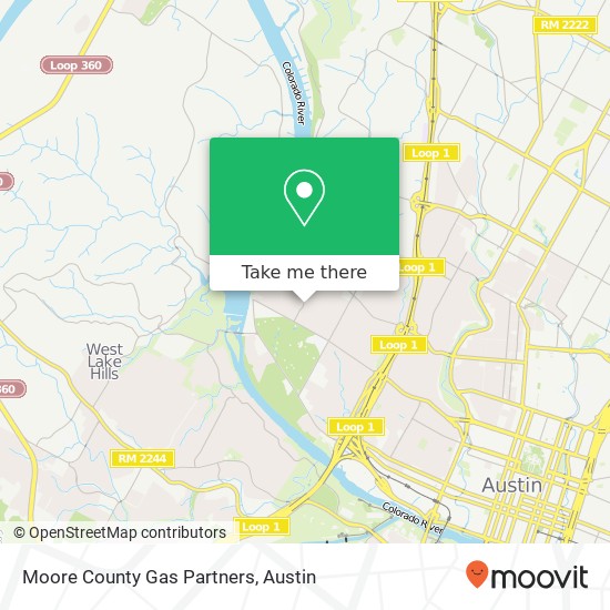 Moore County Gas Partners map