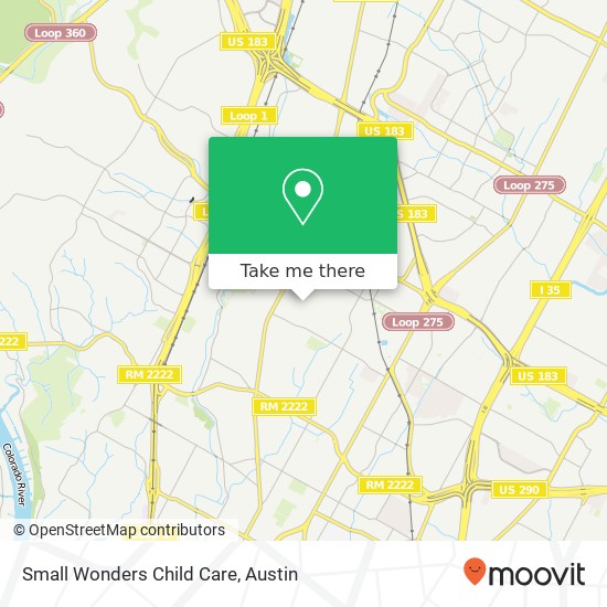 Small Wonders Child Care map