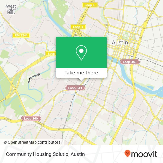 Community Housing Solutio map