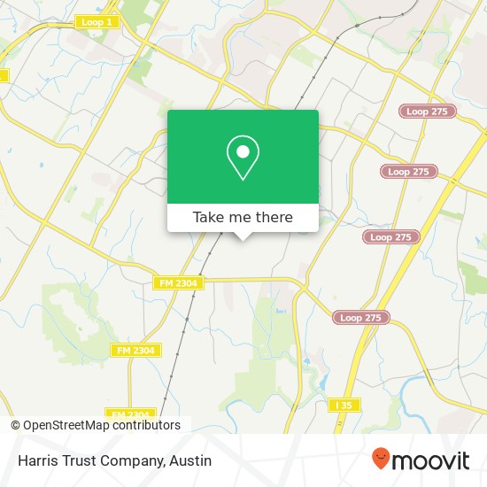 Harris Trust Company map