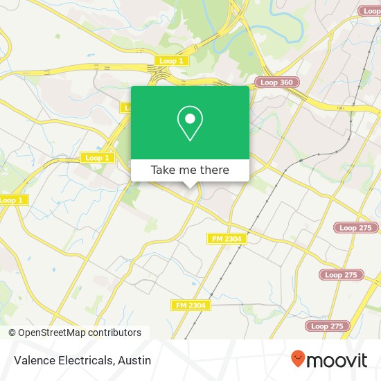 Valence Electricals map